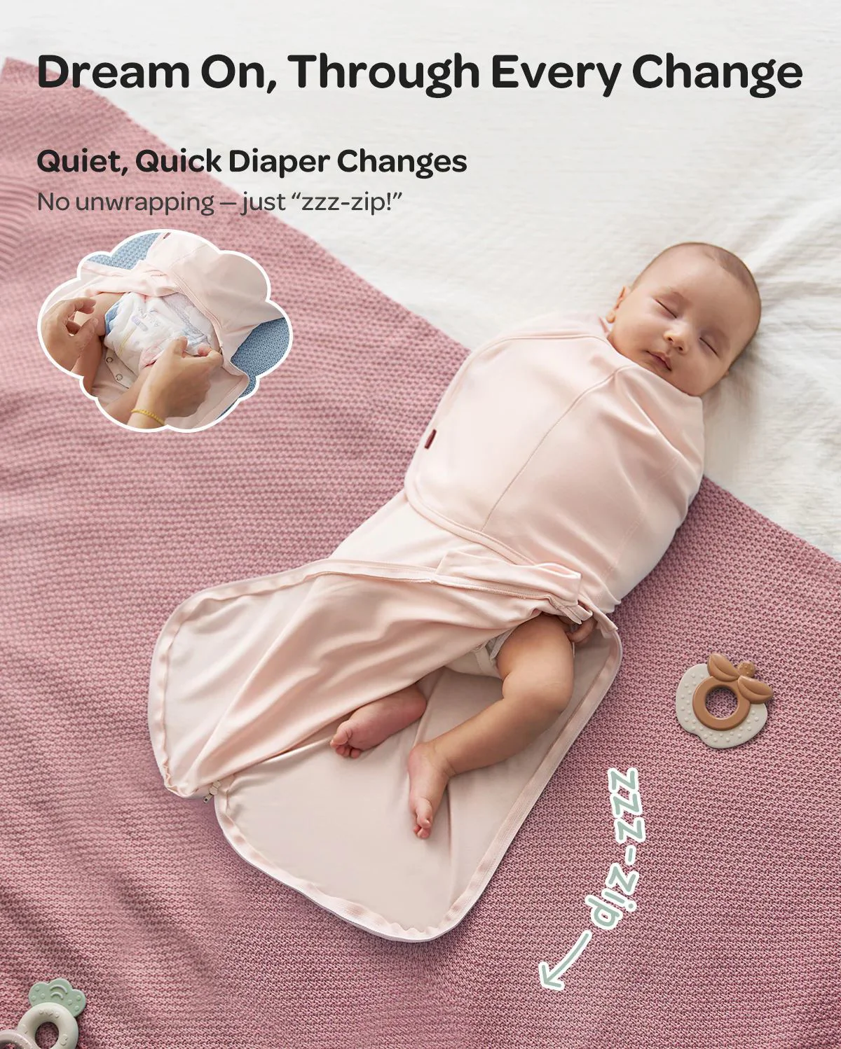 Система пеленания для новорожденных Momcozy Bloom, 2 шт. foto