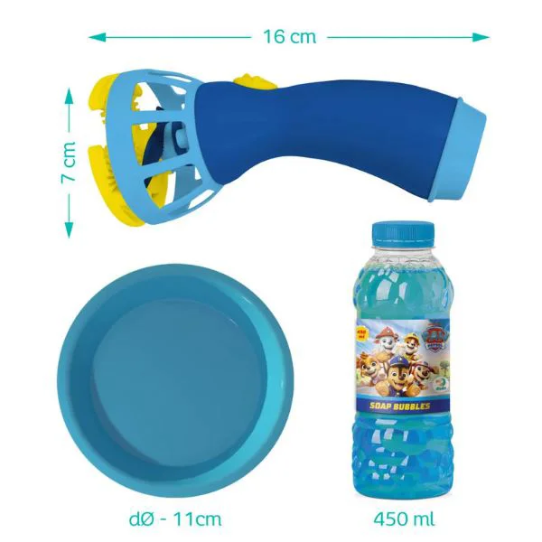 Aparat pentru bule de sapun Dodo Paw Patrol, 450 ml foto