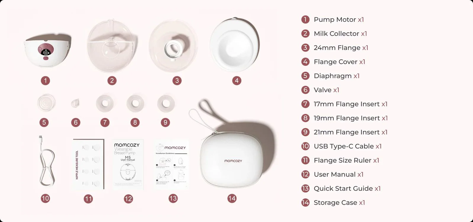 Pompa de san electrica Momcozy M5 Smart Grey foto