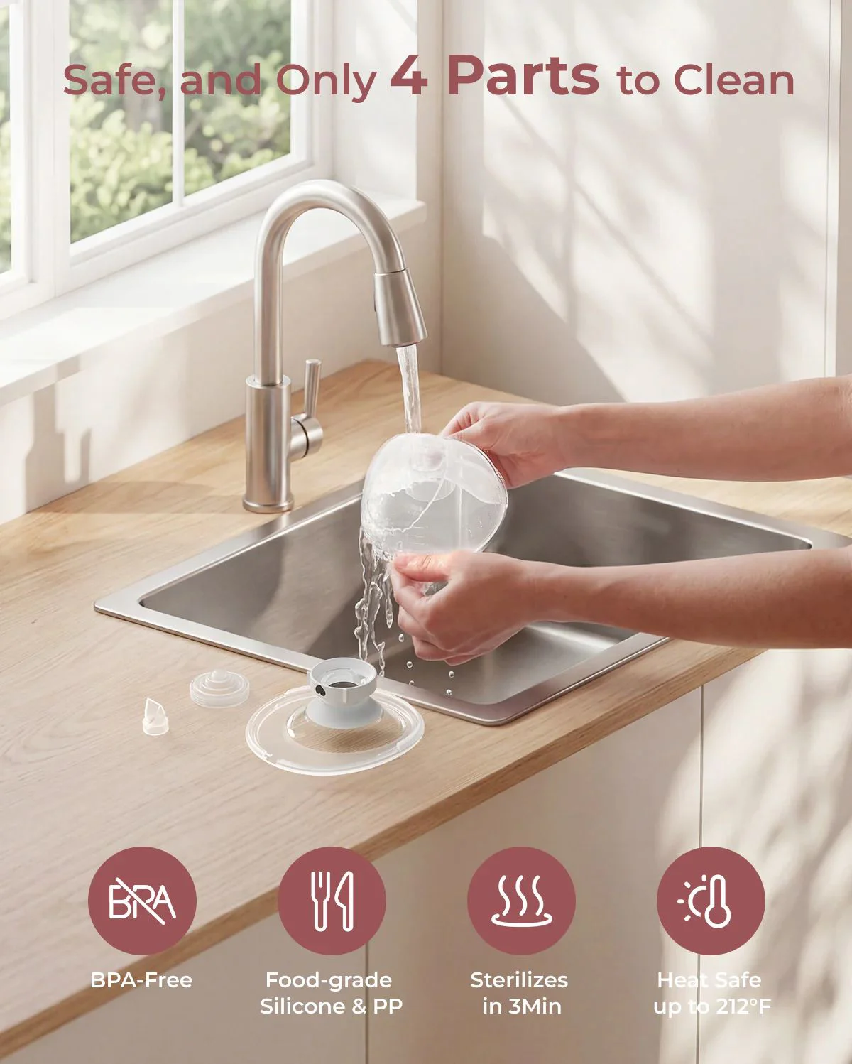Pompa de san electrica dubla Momcozy M5 Smart Grey foto