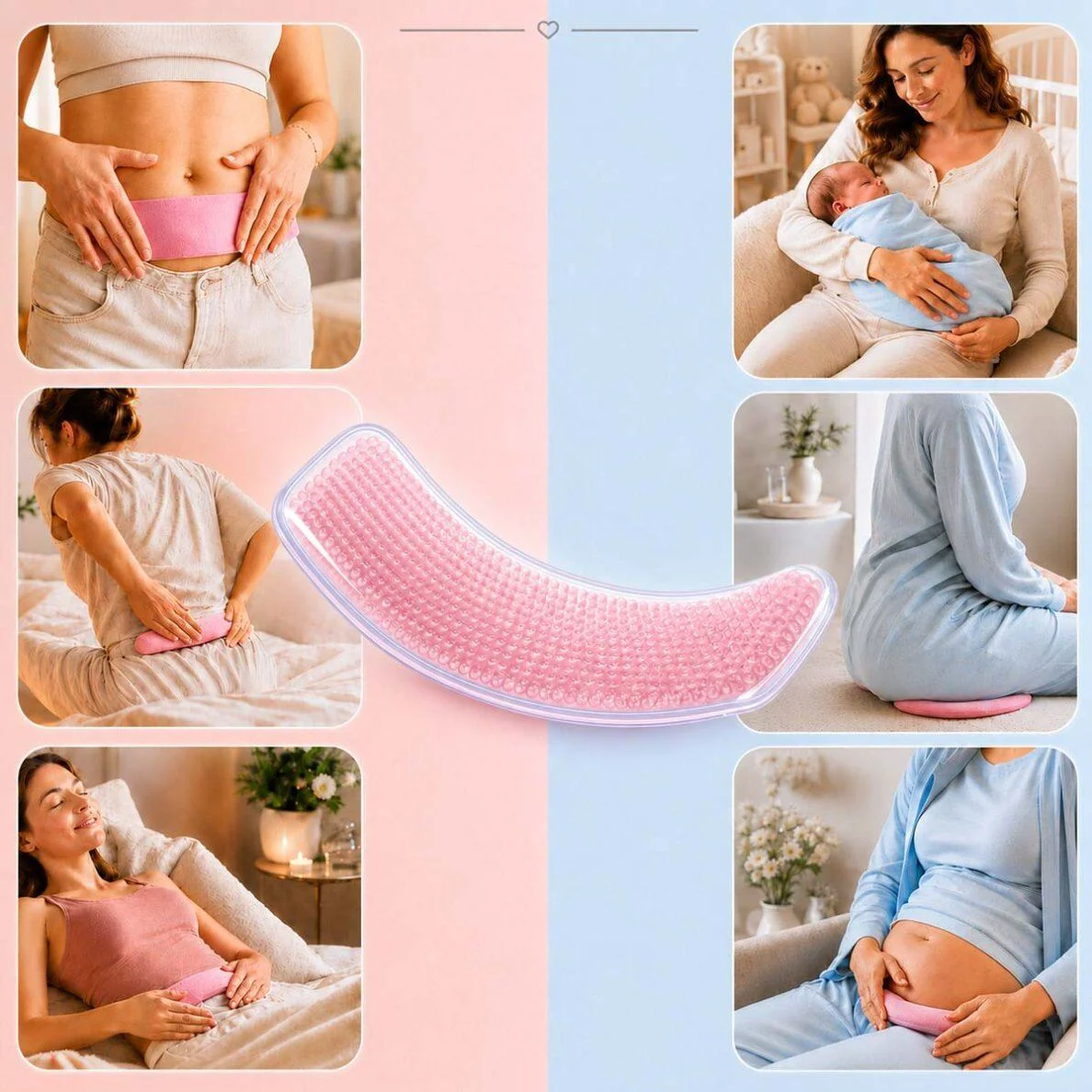 Гелевый компресс BabyOno для послеродового периода, теплый и холодный foto
