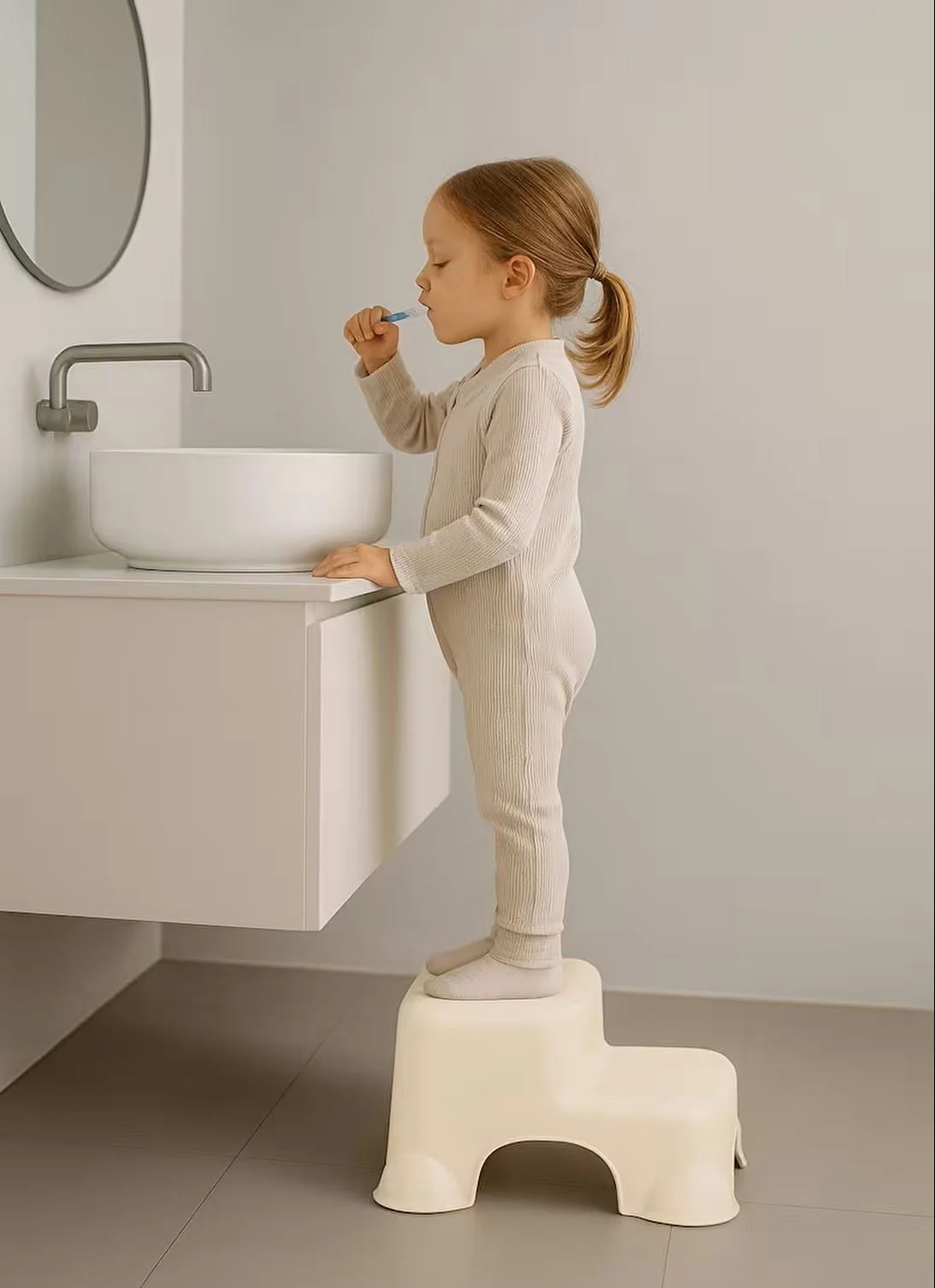 Двухступенчатая подставка BabyJem Beige foto