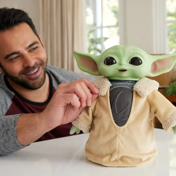 Jucarie de plus Mattel Star Wars Grogu foto