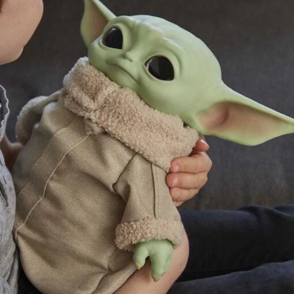Jucarie de plus Star Wars: Grogu mandalorian Mattel foto