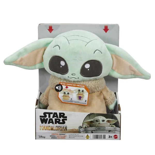 Jucarie de plus interactiva Star Wars Grogu Mattel foto