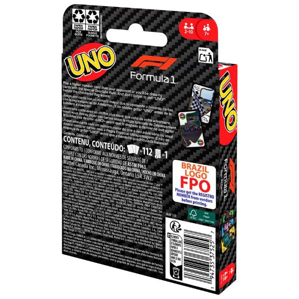 Joc de masa UNO F1 foto