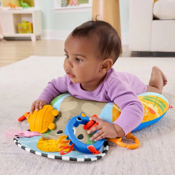 Perna pentru joaca pe burtica Fisher-Price cu jucarie si zornaitoare foto