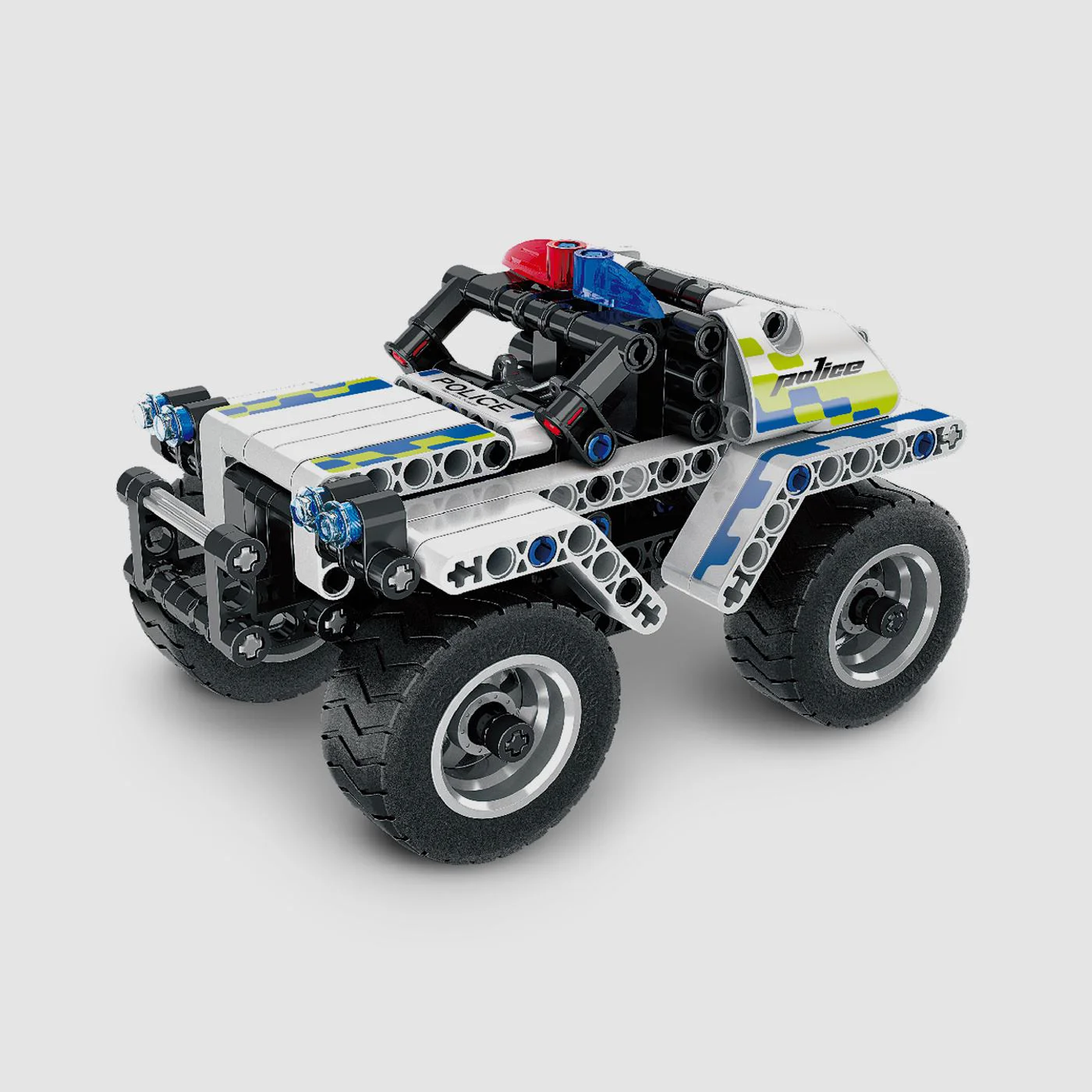 Set de constructie cu inertie iM.Master Masina de politie, 199 el. foto