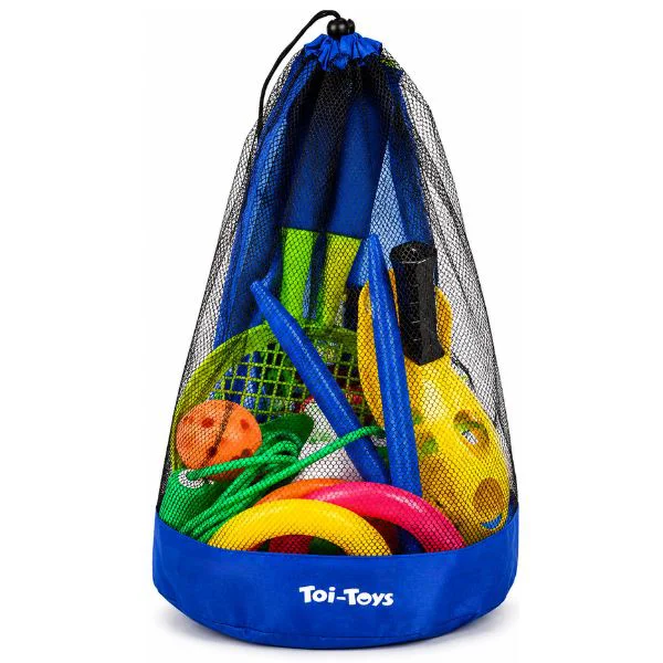 Set de jocuri sportive in geanta pentru exterior Toi-Toys Play Out, 15 piese foto