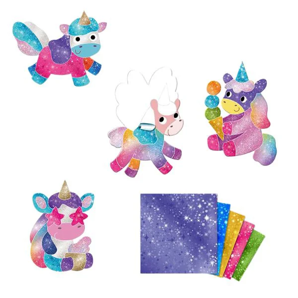 Set de creatie magnetic cu folie Dodo "Unicorni" foto