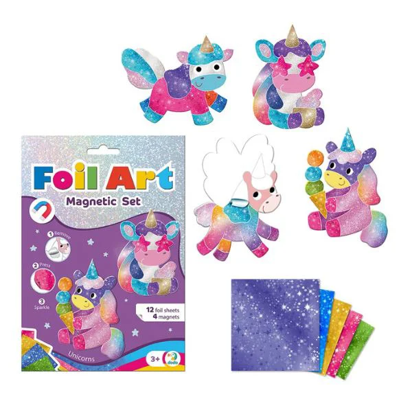 Set de creatie magnetic cu folie Dodo "Unicorni" foto