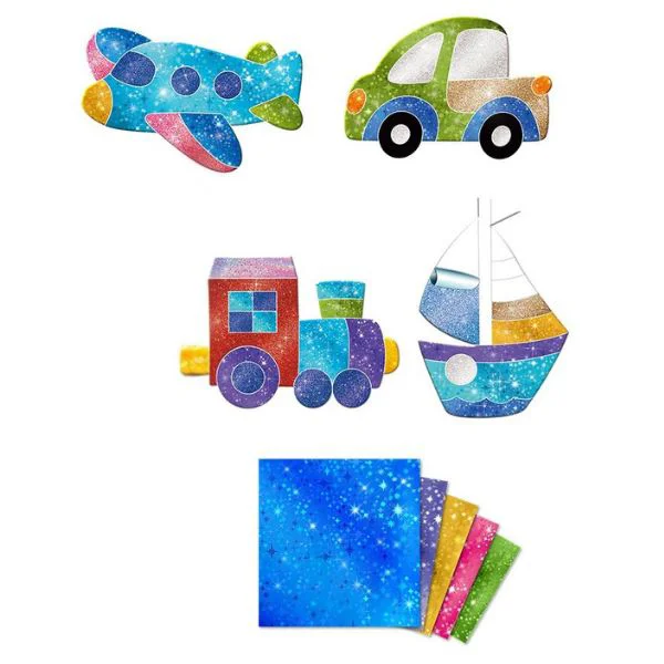 Set de creatie magnetic cu folie Dodo "Transport" foto
