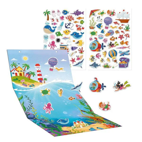 Set de joaca cu stickere Dodo "Lumea subacvatica" foto