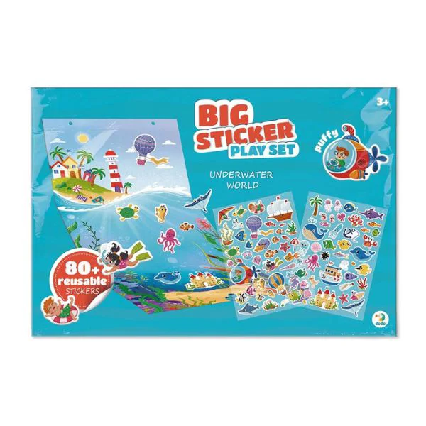 Set de joaca cu stickere Dodo "Lumea subacvatica" foto