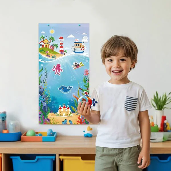 Set de joaca cu stickere Dodo "Lumea subacvatica" foto