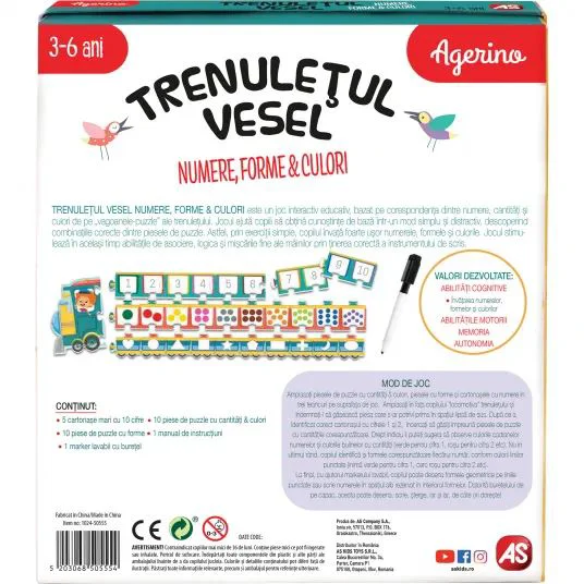 Joc Sorter Agerino Trenuletul vesel foto