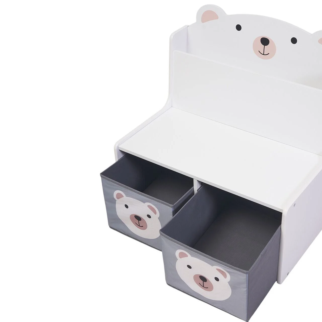 Bancuta cu spatiu de depozitare pentru jucarii si carti U-Grow Bear foto