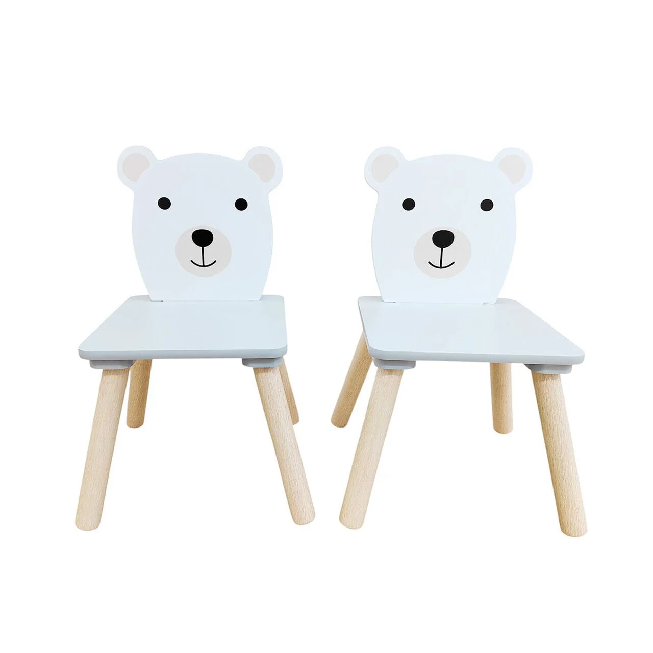 Masuta multifunctionala 2-in-1 si 2 scaunele U-Grow Bear foto