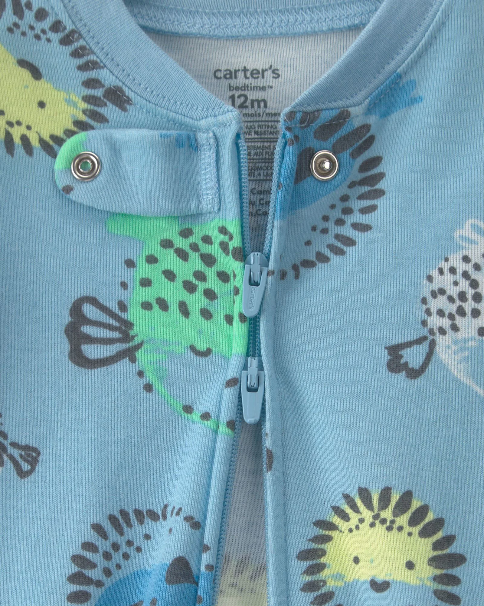 Carter's Pijama cu talpa din bumbac Pufferfish foto