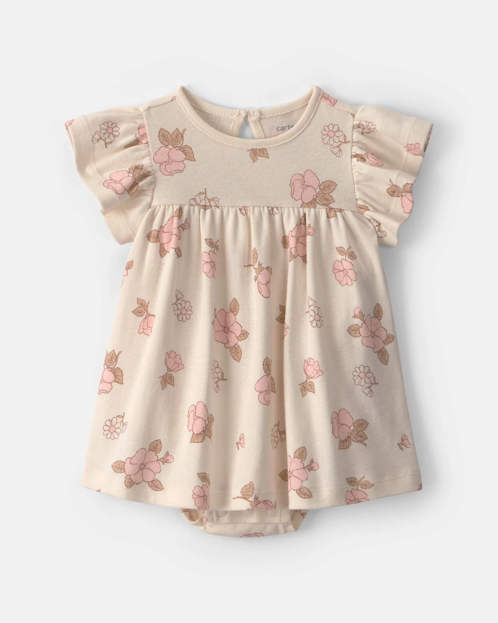 Carter's Set 2 piese Floral Print - rochita si cardigan foto