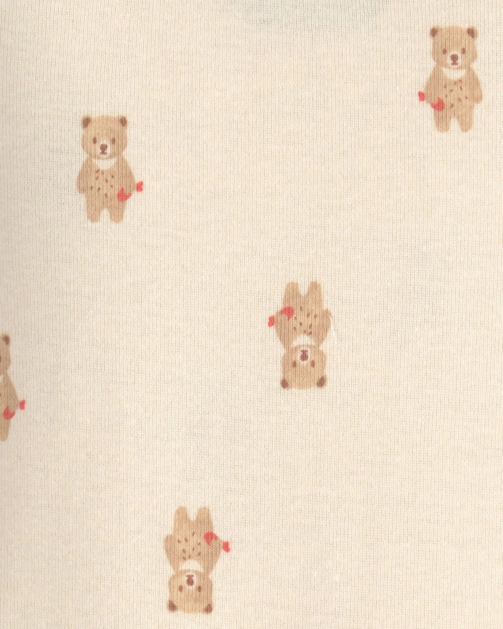 Carter's Set 2 piese Teddy Bear - salopeta si tricou cu maneca lunga foto