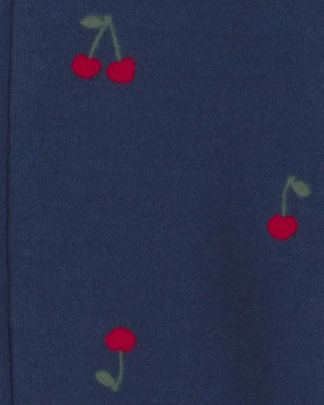 Carter's Набор из 2 пижам с закрытыми ножками Polka Dots & Navy Cherries foto