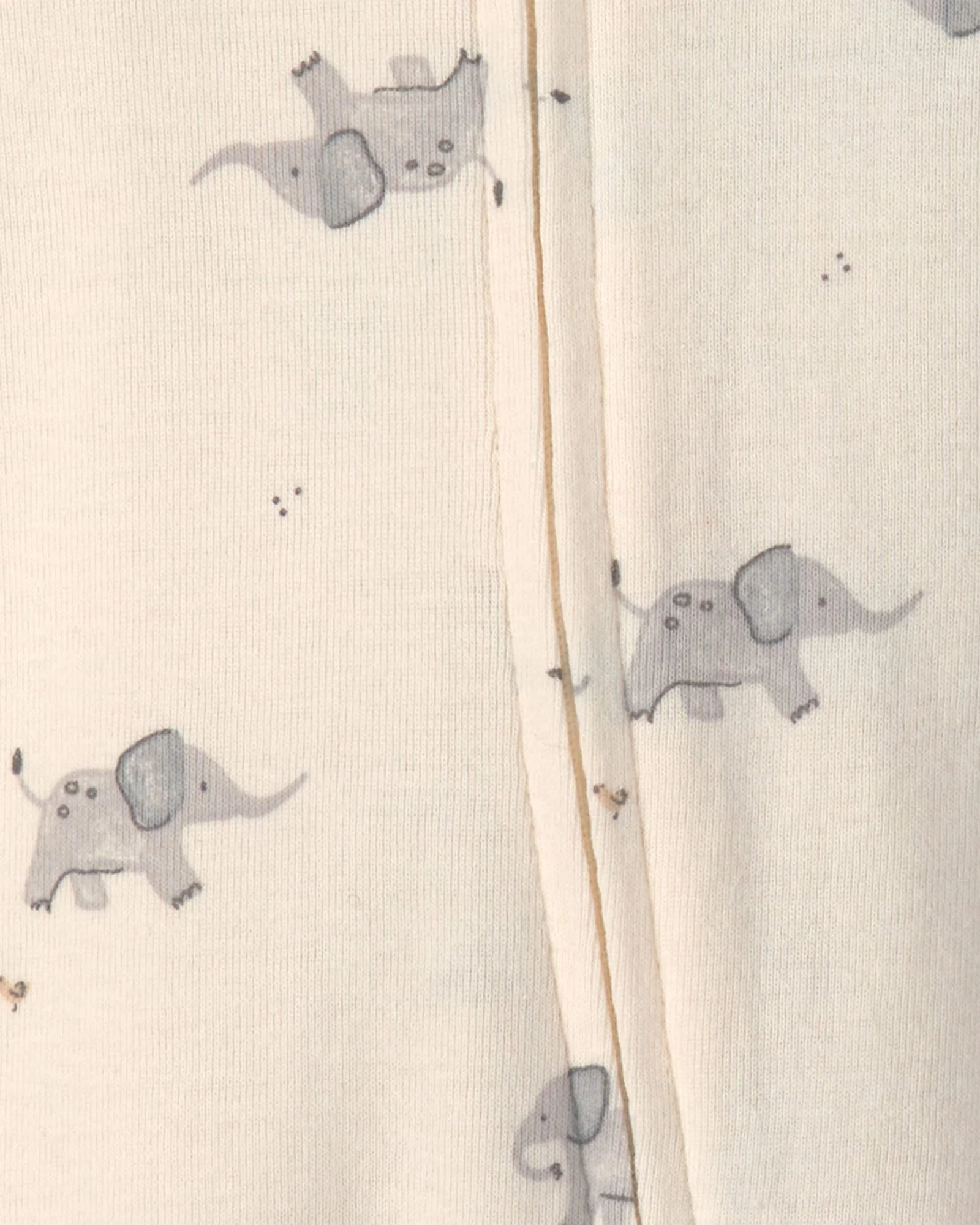 Carter's Set 2 pijamale cu talpa Elephant & Stripes foto