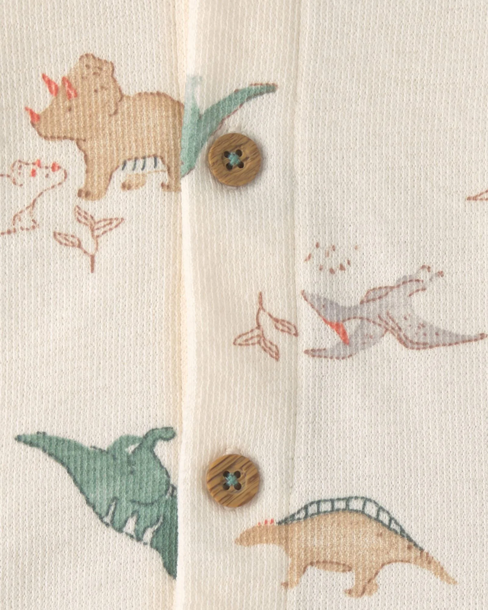 Carter's Set 3 piese Dinos - cardigan, body si pantaloni foto
