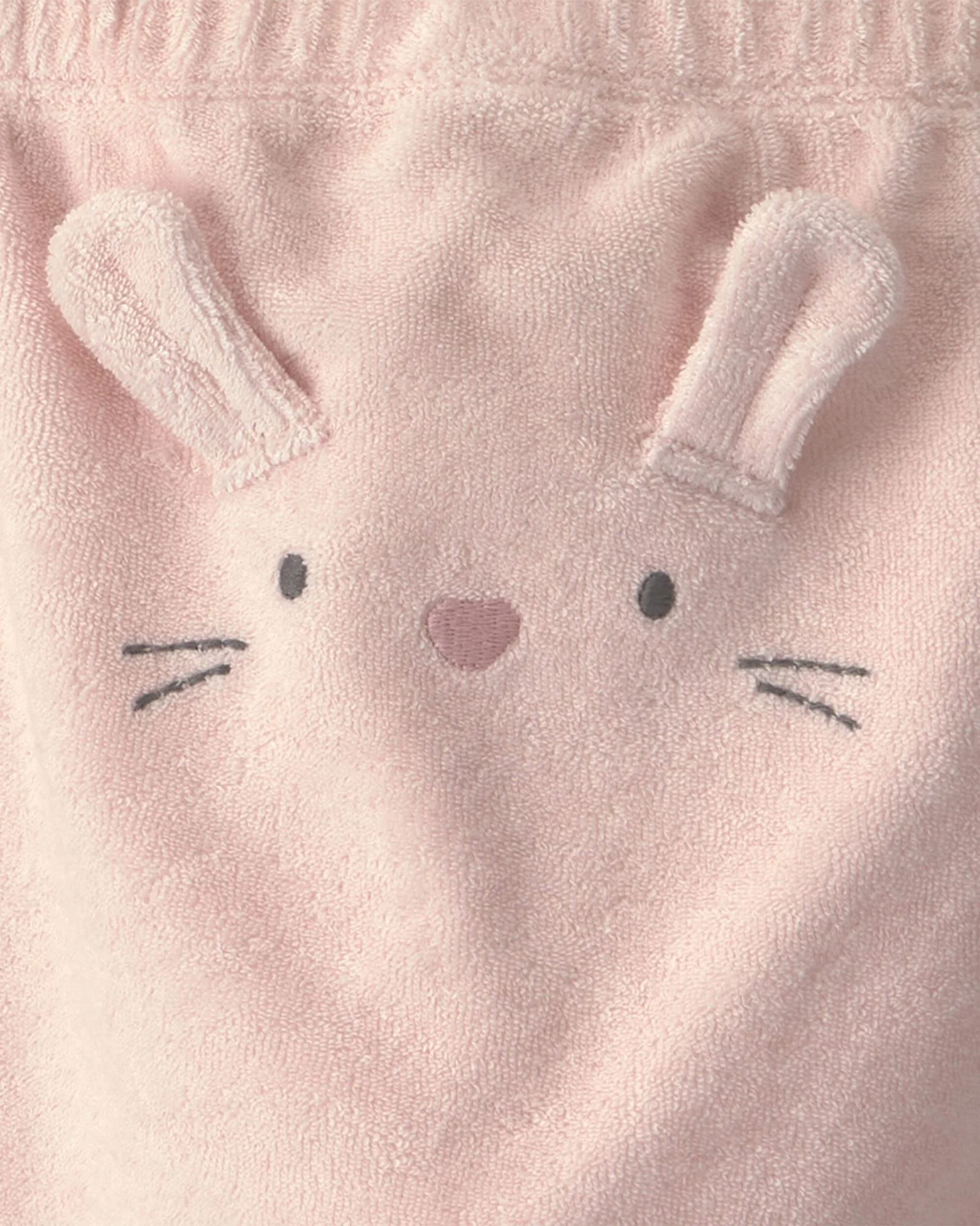 Carter's Set 3 piese Terry Bunny - vesta cu gluga, pantaloni si body foto