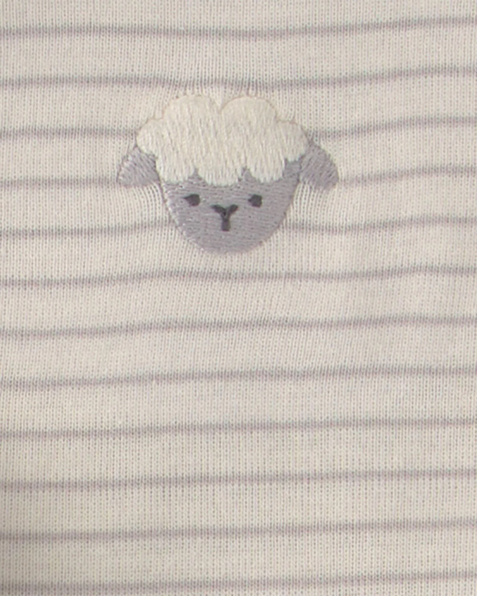 Carter's Set 3 piese Terry Sheep - vesta cu gluga, pantaloni si body foto