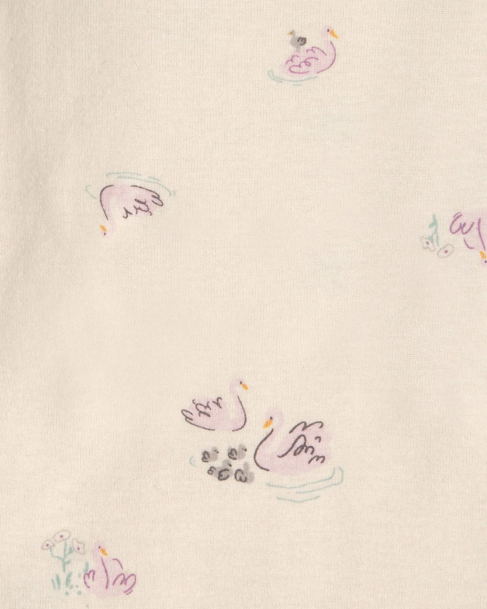 Carter's Набор из 4 боди с длинным рукавом Swans & Pointelle foto