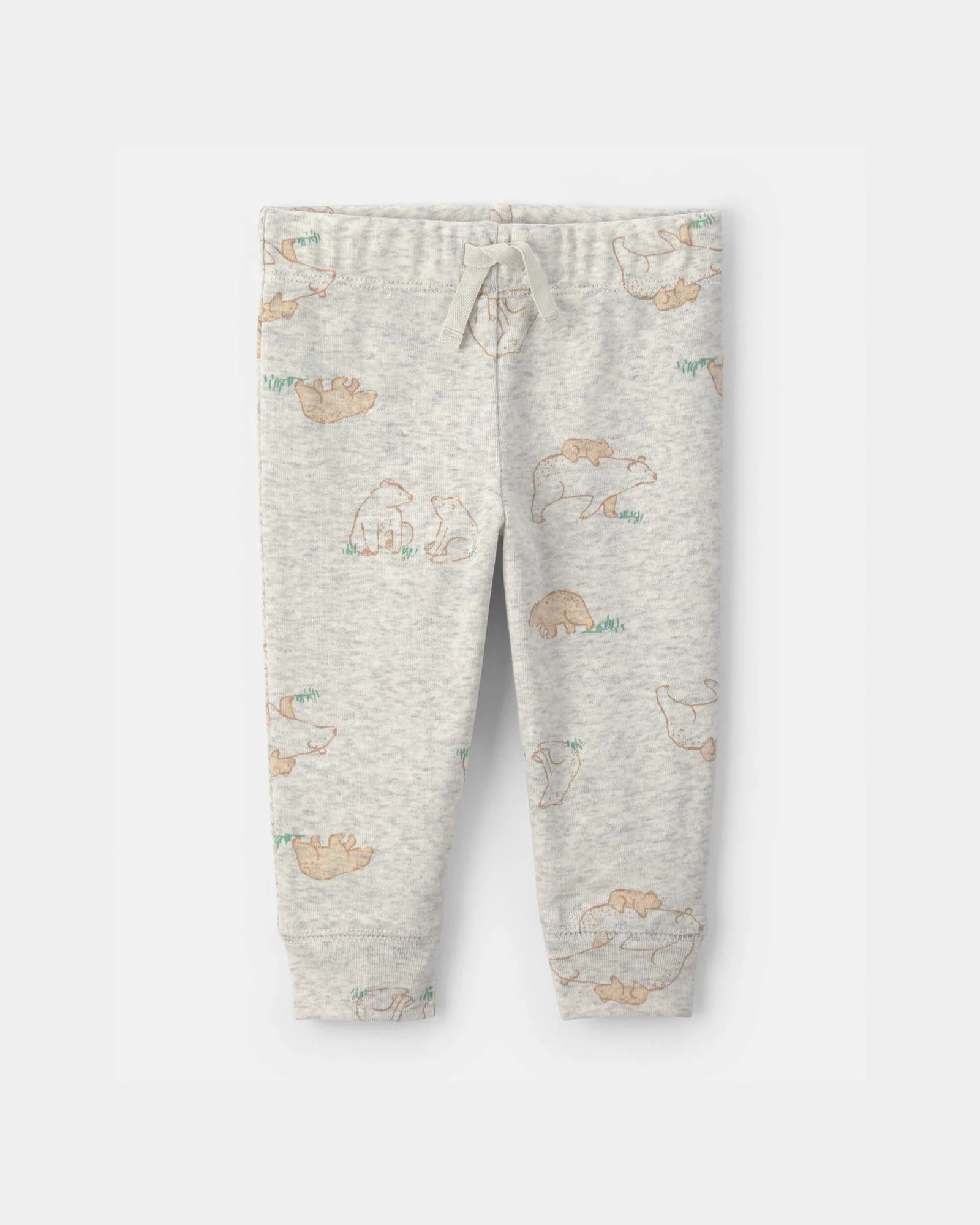 Carter's Set 4 piese Bear - tricou cu maneca lunga, pantaloni, caciulita si sosete foto