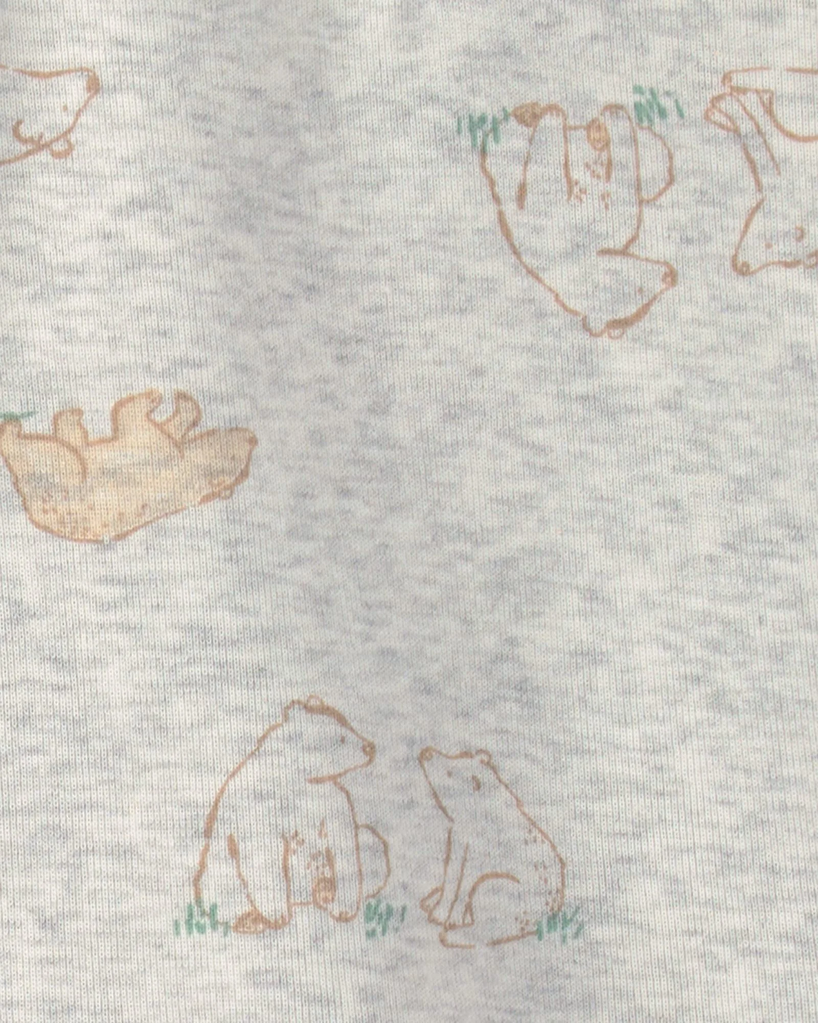 Carter's Set 4 piese Bear - tricou cu maneca lunga, pantaloni, caciulita si sosete foto
