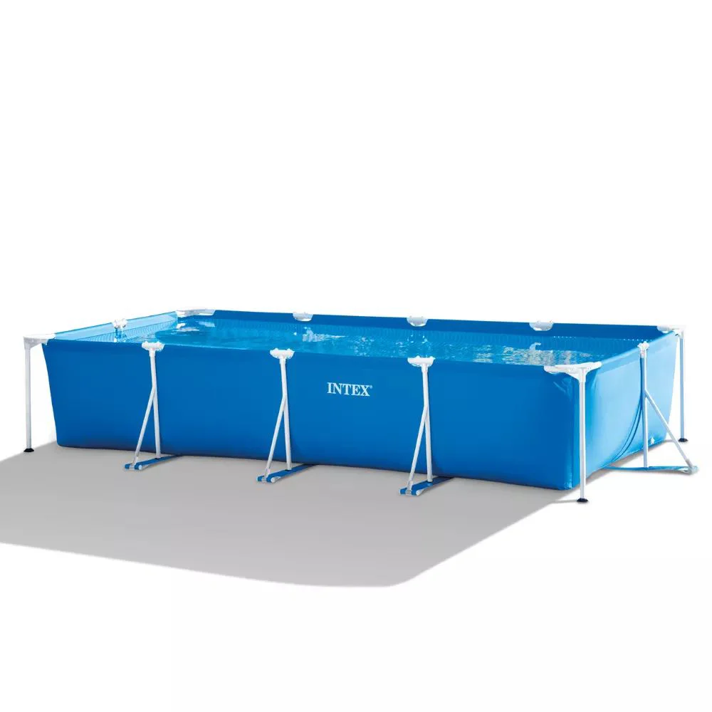 Piscina Intex Rectangular Frame cu cadru metalic, 7127 L, 450x220x84 cm foto