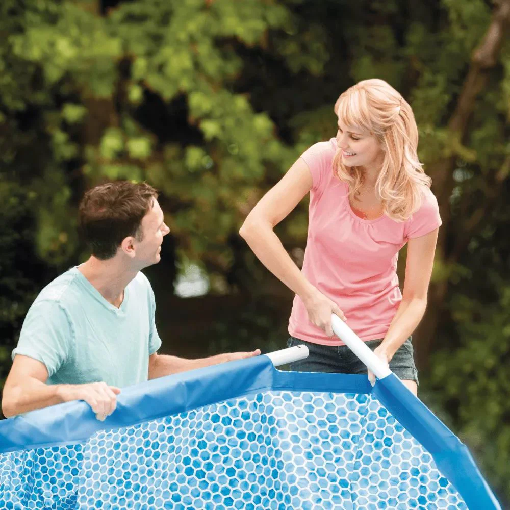 Piscina Intex Rectangular Frame cu cadru metalic, 7127 L, 450x220x84 cm foto