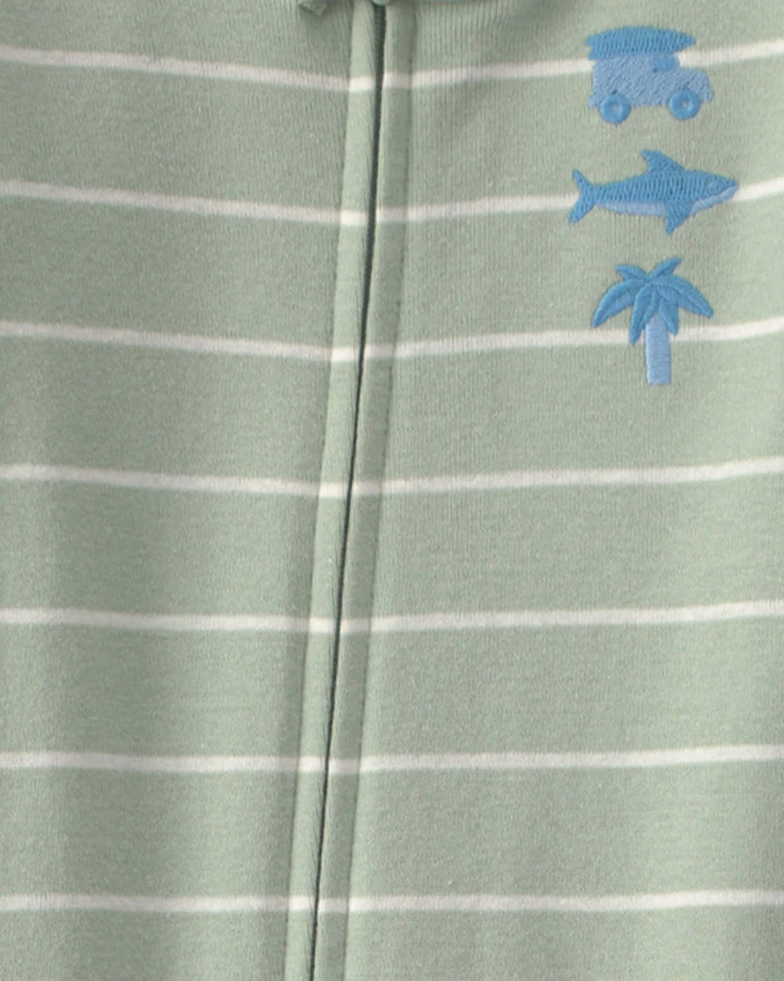 Carter's Хлопковая пижама Beach Stripes foto