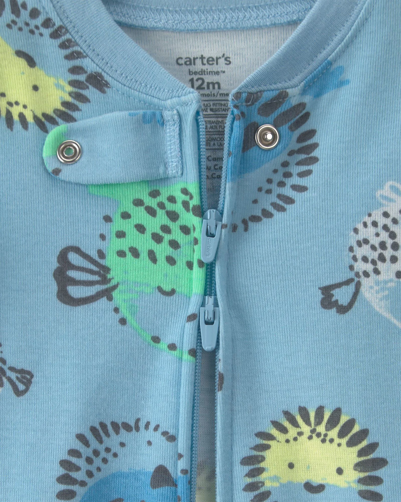 Carter's Pijama din bumbac Pufferfish foto
