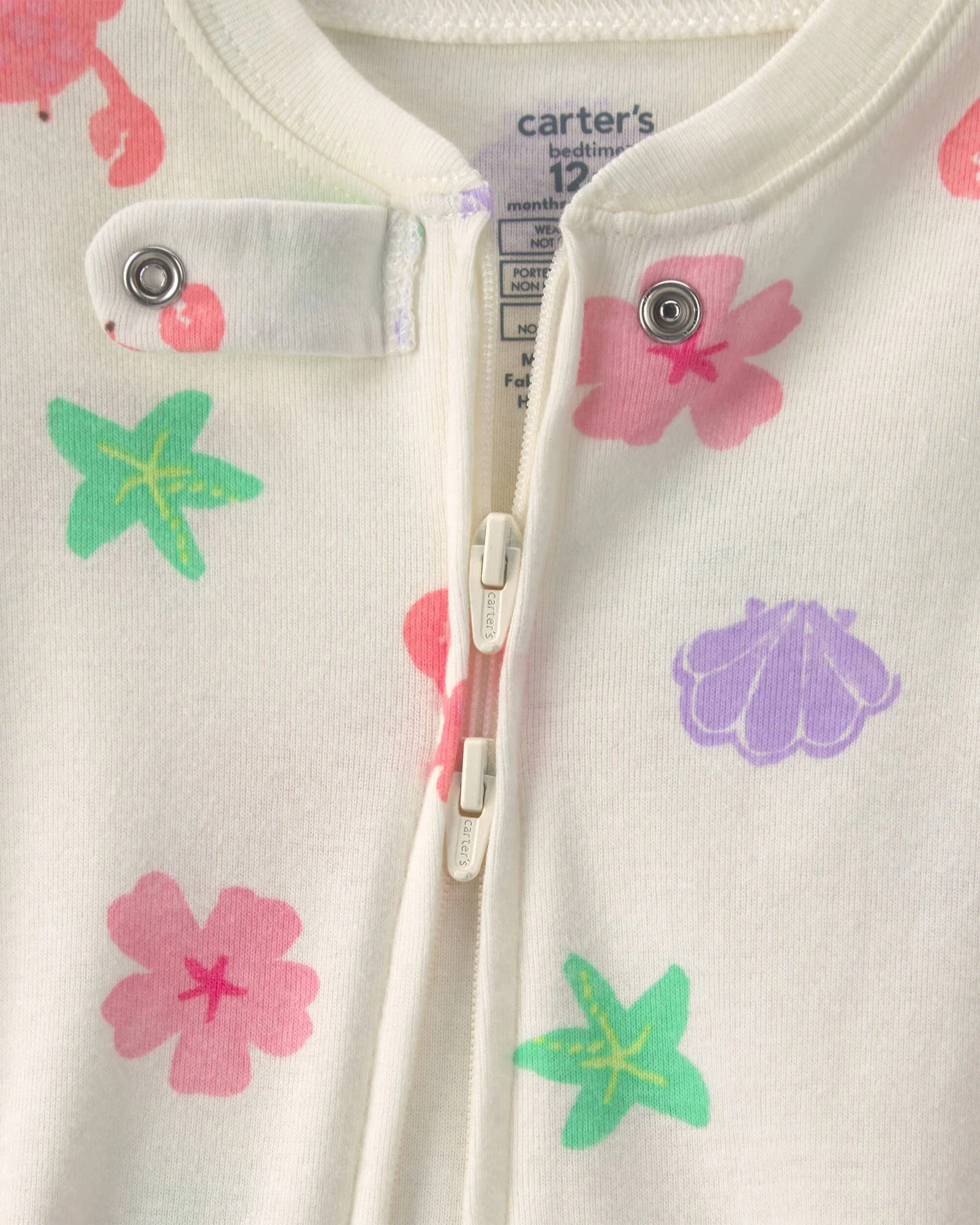 Carter's Pijama din bumbac Sea Critters foto