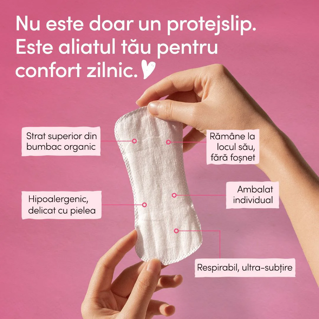 Absorbante zilnice din bumbac organic Enroush, 24 buc. foto