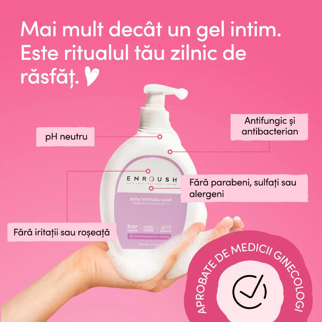 Gel pentru igiena intima Enroush Delicat, 200 ml foto