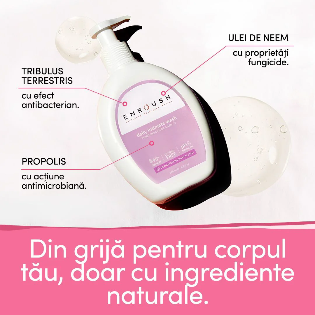 Gel pentru igiena intima Enroush Delicat, 200 ml foto