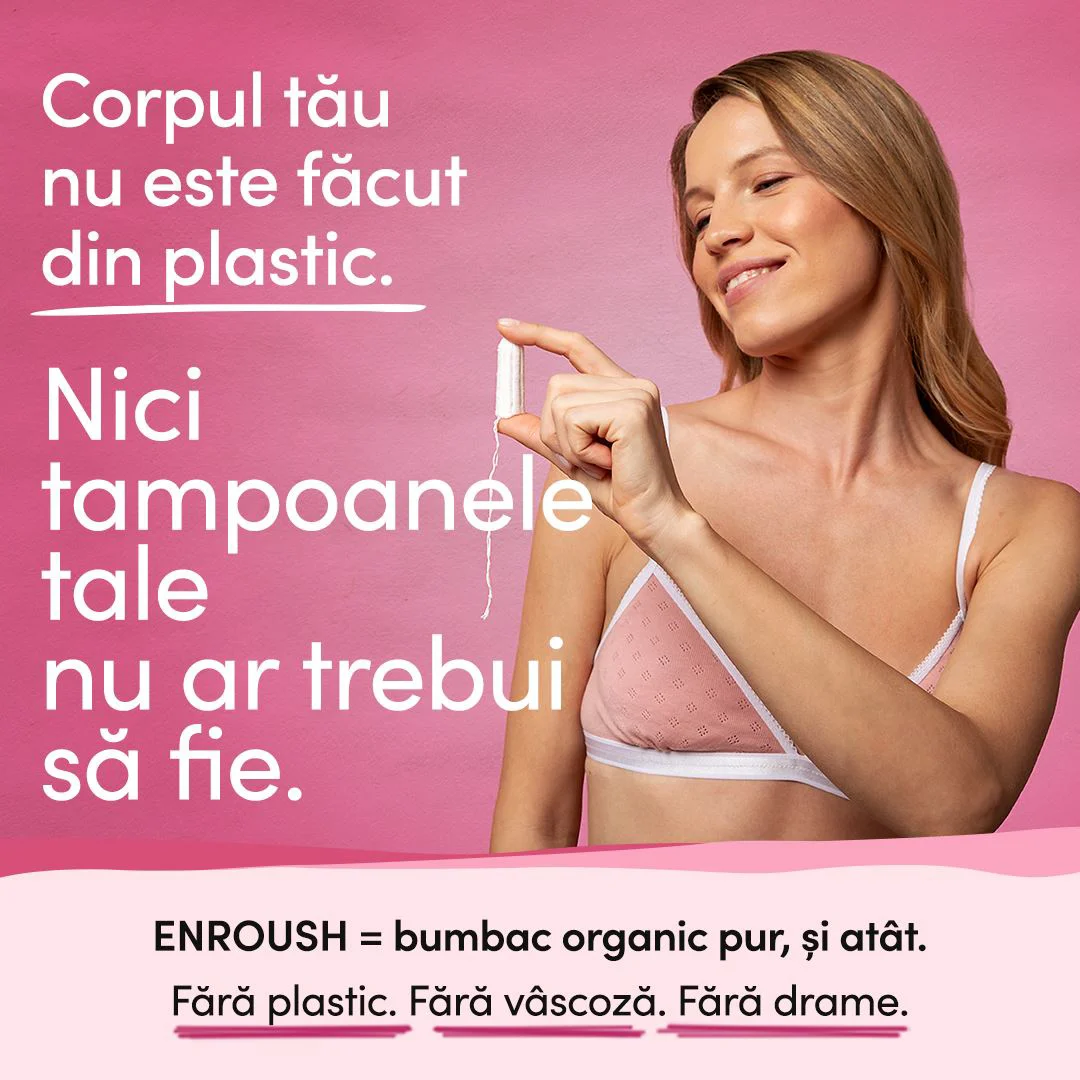 Tampoane din bumbac organic Enroush Mini, 16 buc. foto