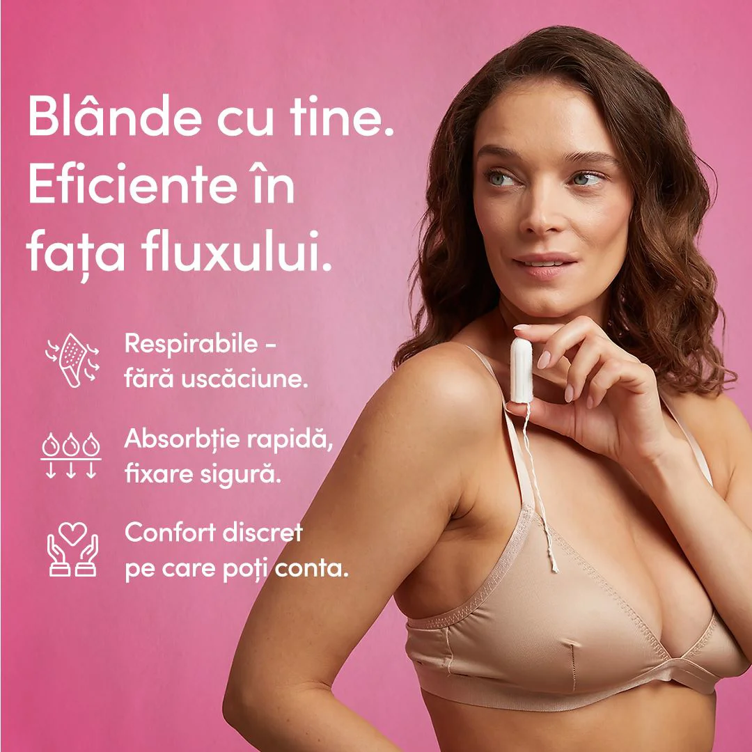 Tampoane din bumbac organic Enroush Mini, 16 buc. foto