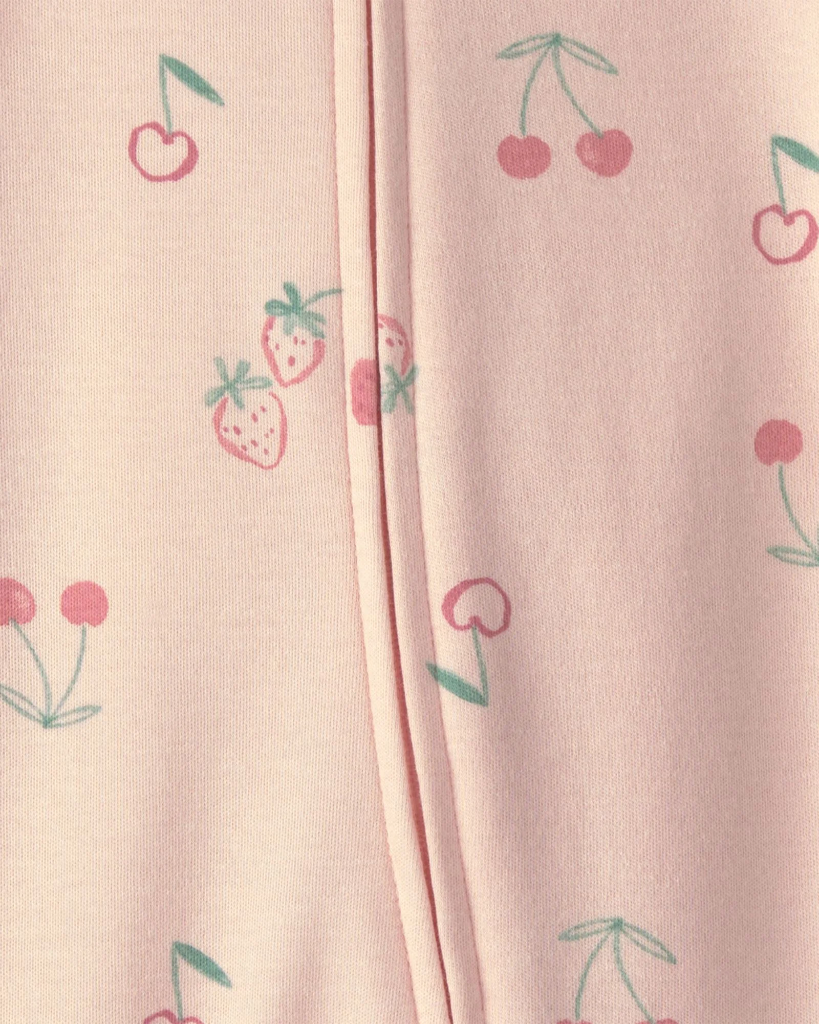 Carter's Pijama cu talpa din bumbac Strawberry Love foto
