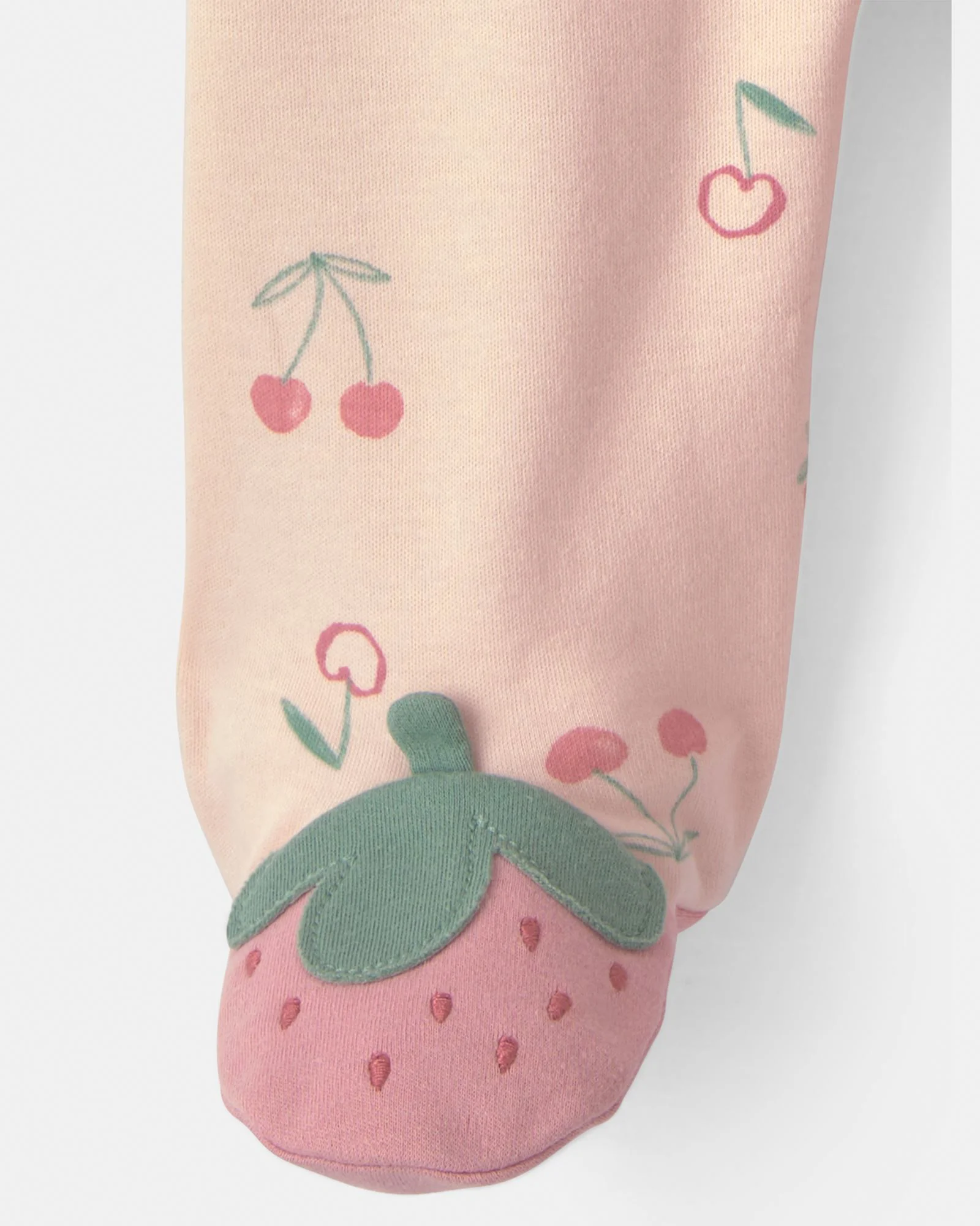 Carter's Pijama cu talpa din bumbac Strawberry Love foto