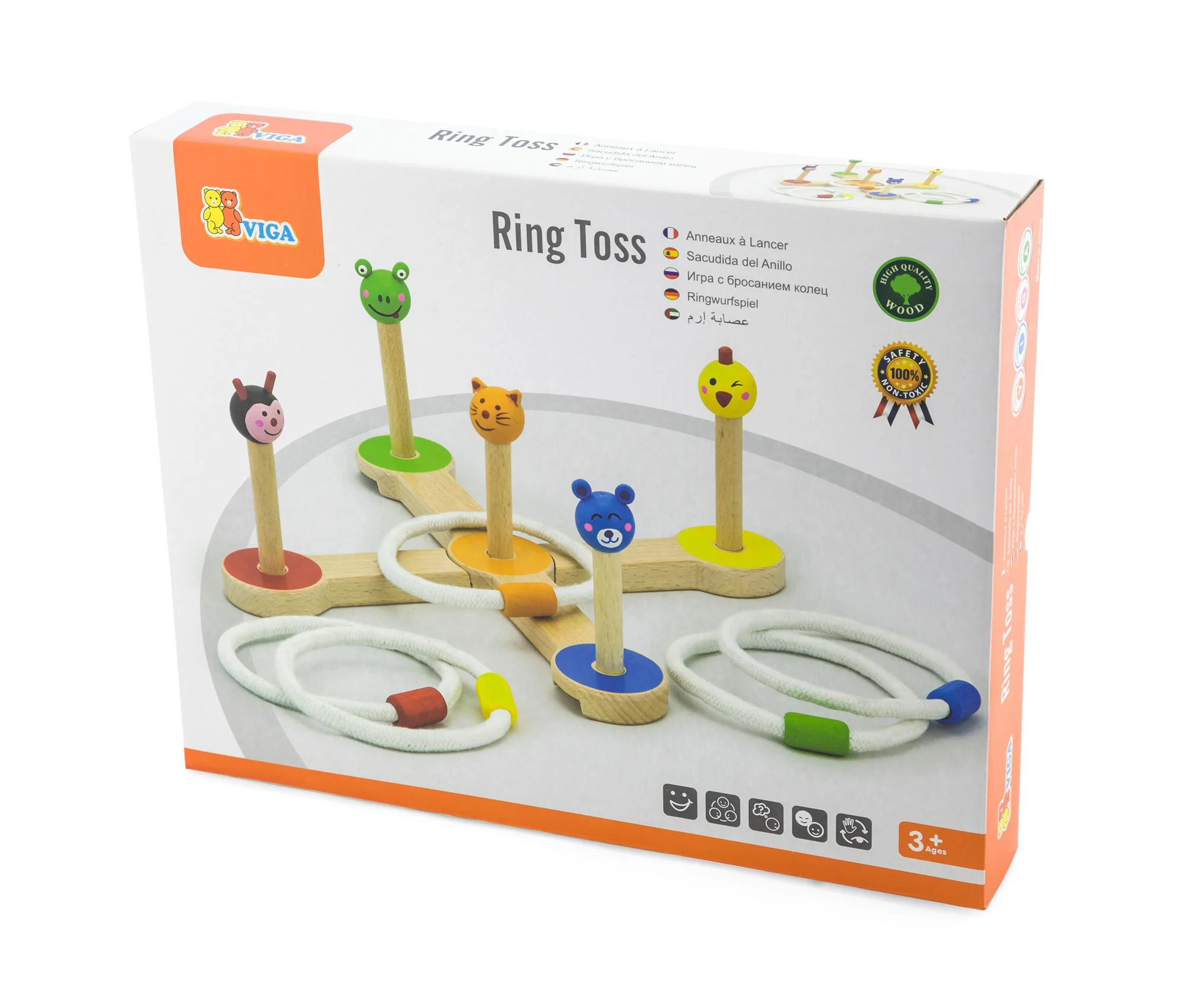 Игра кольцеброс Viga Toys Животные foto
