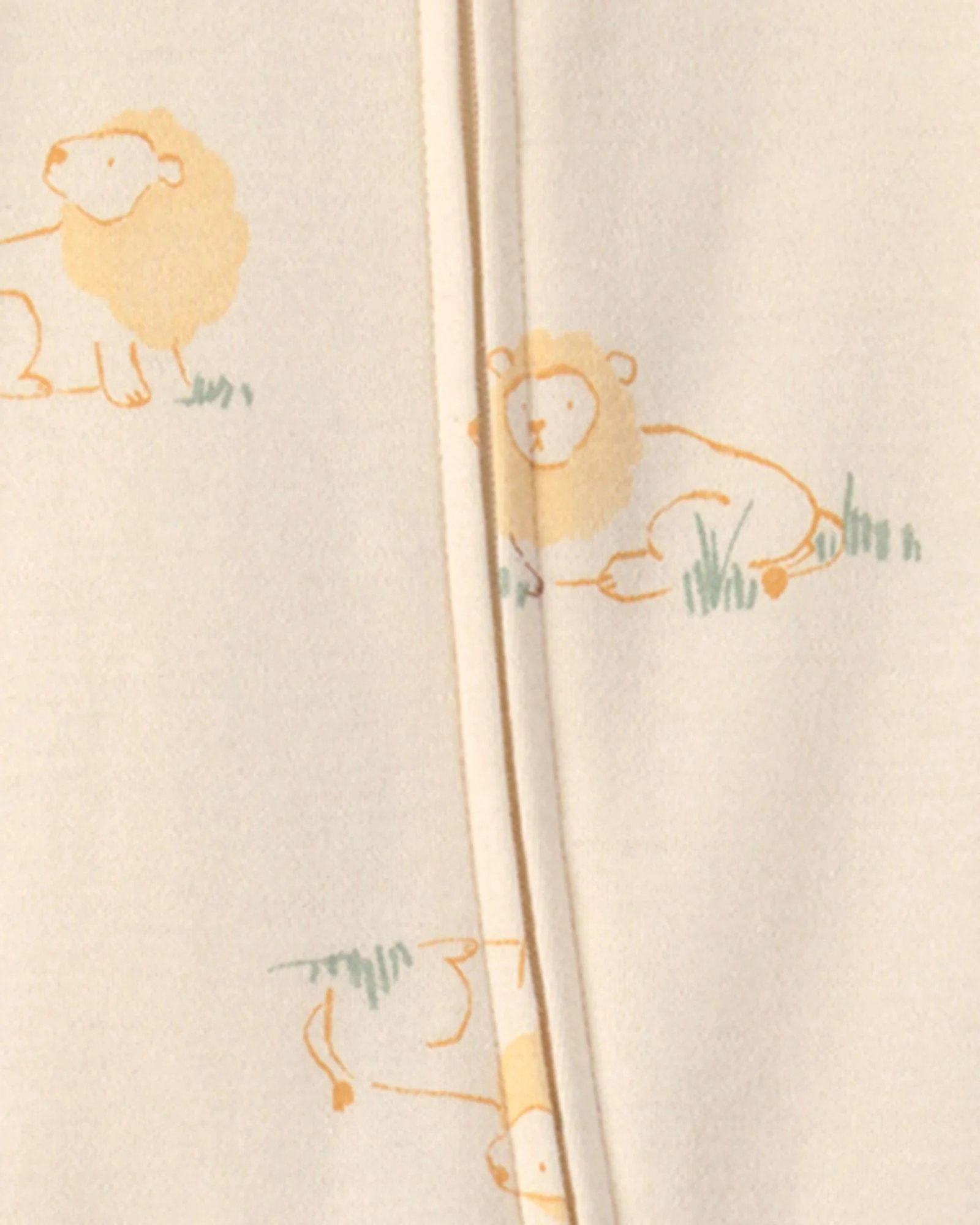 Carter's Pijama cu talpa din bumbac Lion foto