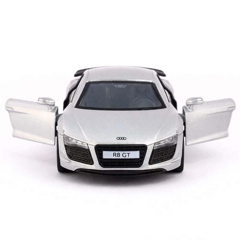 Металлическая машинка Audi R8 GT, масштаб 1:36, в ассортименте foto