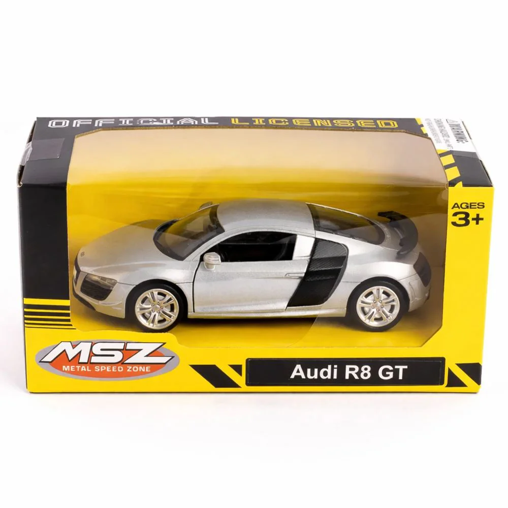 Металлическая машинка Audi R8 GT, масштаб 1:36, в ассортименте foto