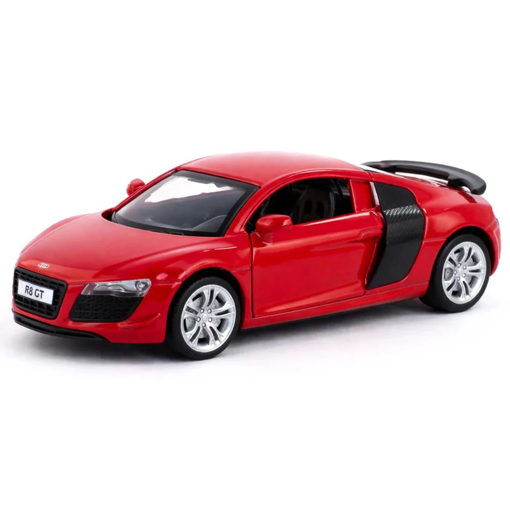 Металлическая машинка Audi R8 GT, масштаб 1:36, в ассортименте foto